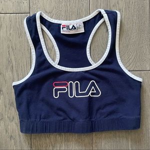 Navy Blue Fila Sports Bra